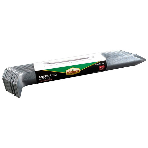 Vigoro 9.5 In. Metal Landscape Stakes (12-pack)