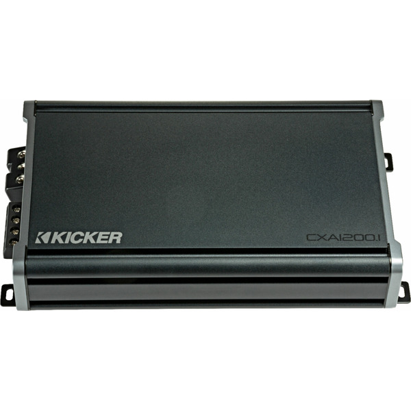 Kicker Black CX 1200W Class D Digital Mono Amplifier With Variable Low-Pass Crossover
