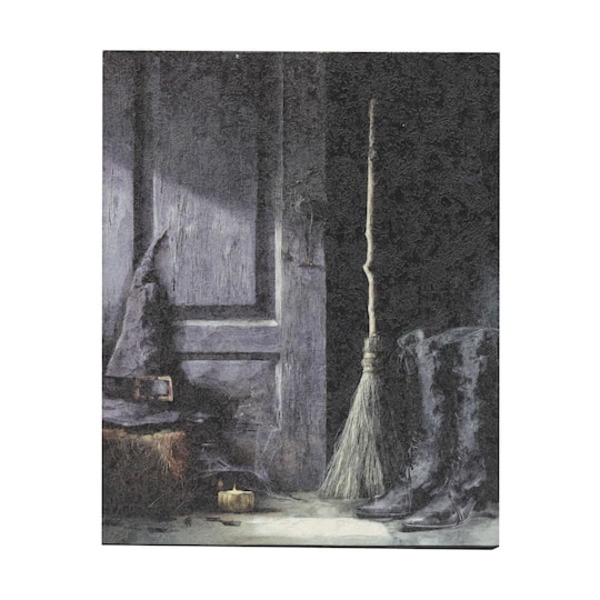 Ashland Witch Boots, Hat & Broom Wall Decor