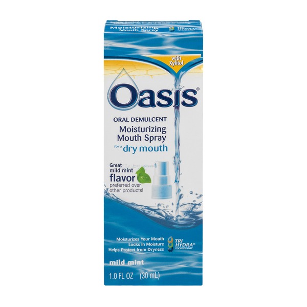 Oasis Oral Demulcent Moisturizing Mouth Spray Dry Mouth Mild Mint (1 fl
