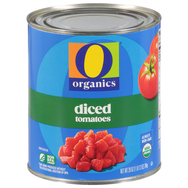 O Organics Tomatoes, Organic, Diced, in Tomato Juice