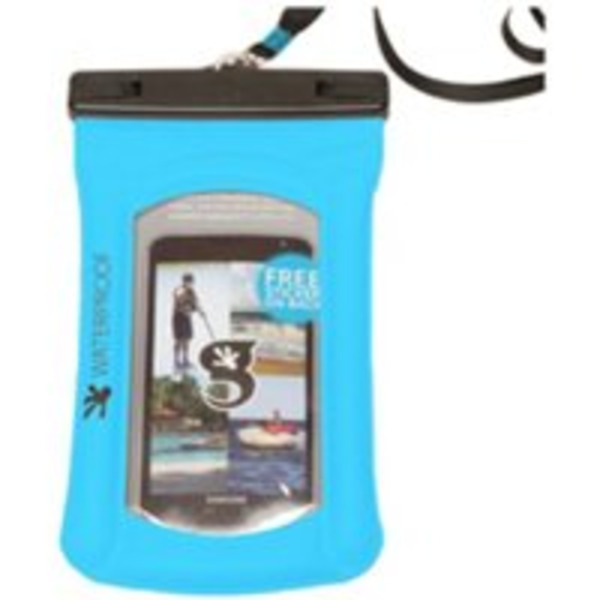 Geckobrands Neon Blue Waterproof Float Phone Case