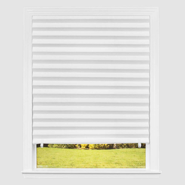 Redi Shade No Tools Original Light Filtering Pleated Paper Cordless Shade White, 36 In. W X 72 In. L, 6 Pack
