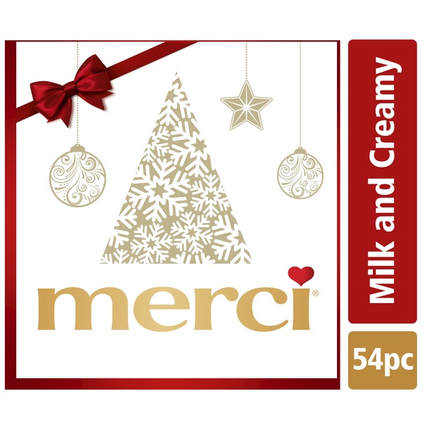 merci Finest Christmas Assorted Chocolate Candy Gift Box Same-Day