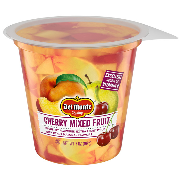 Del Monte Cherry Mixed FRUIT CUP Snacks Same-Day Delivery | Dierbergs ...