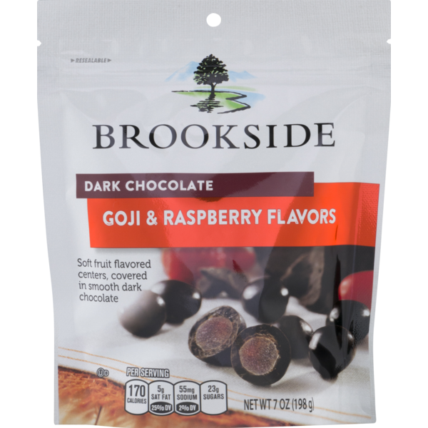 Brookside Dark Chocolate Goji and Raspberry Flavors, (7 oz) Instacart