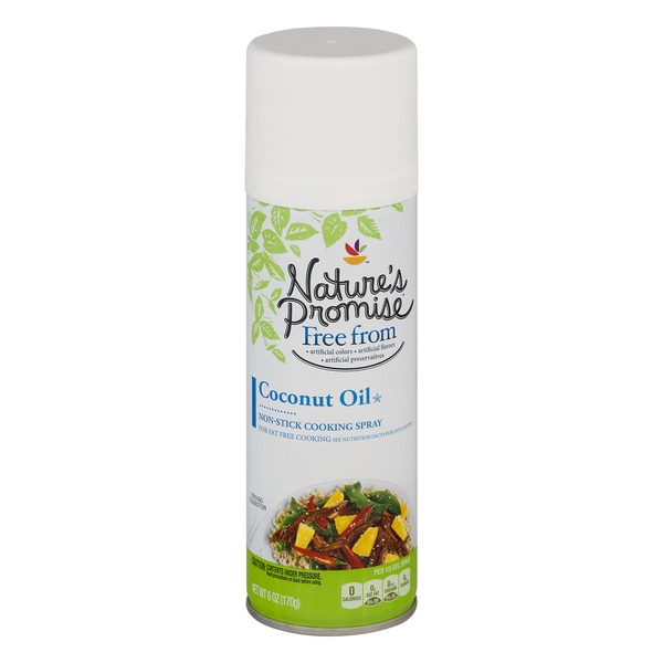 nature s promise non stick cooking spray coconut oil 6 0 oz from
