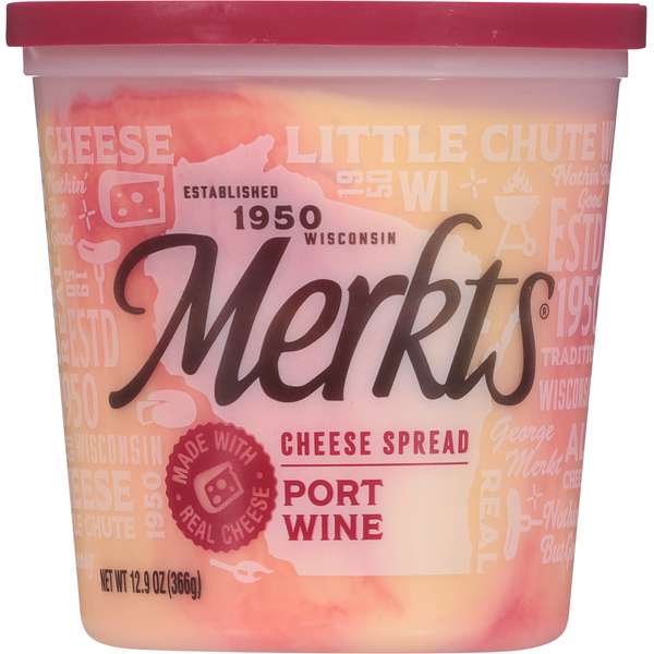 Merkts Port Wine Spreadable Cheese Cup Same-Day Delivery or Pickup
