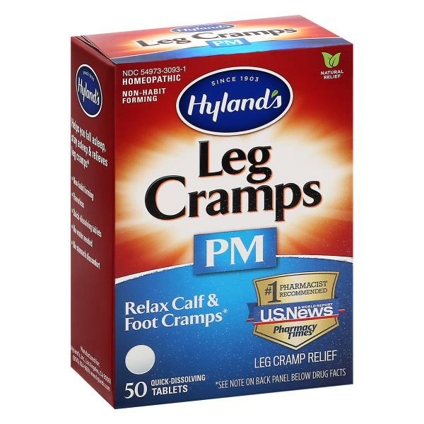 Hyland's Leg Cramp Relief, PM, Quick-Dissolving Tablets Same-Day ...