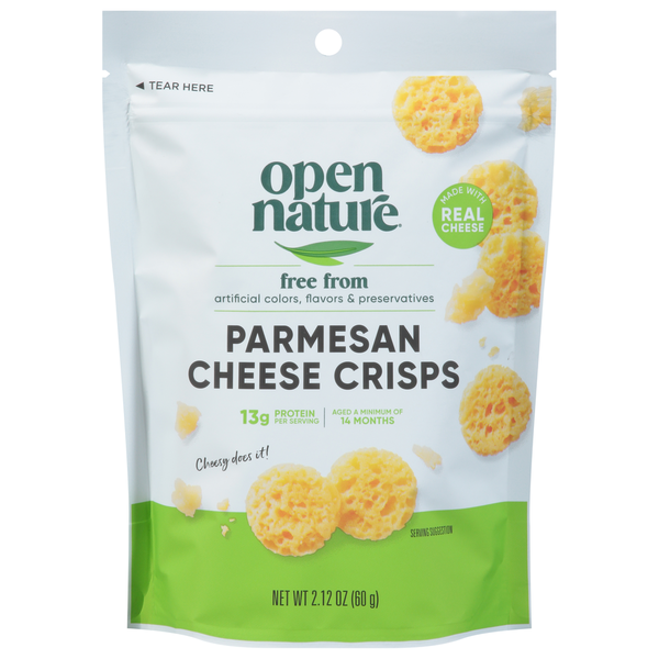 Open Nature Cheese Crisps, Parmesan