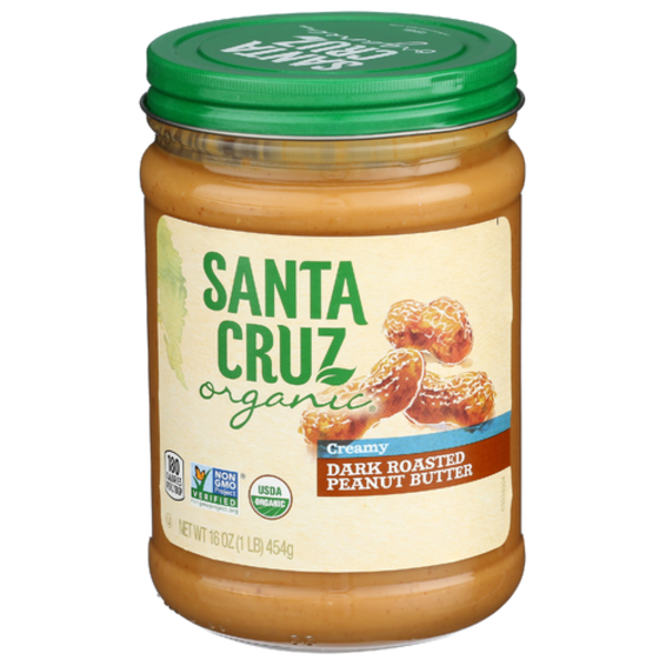 Santa Cruz Organic Creamy Dark Roasted Peanut Butter