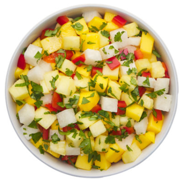 Crunchy Cilantro Lime Fruit Salad