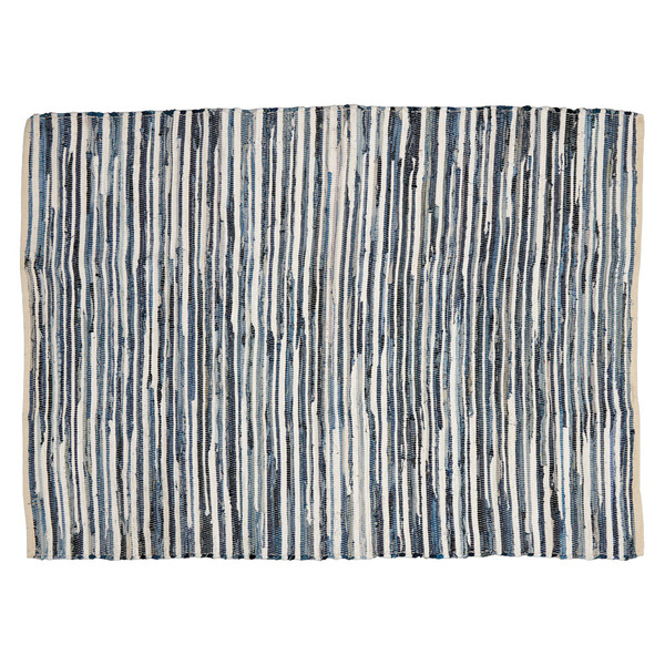 KIRKTON HOUSE 48x66 Chindi Rug - Light Denim Same-Day Delivery or ...