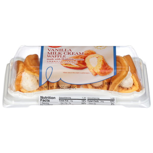 Illie Orange Patisserie Vanilla Milk Cream Waffle Same-Day