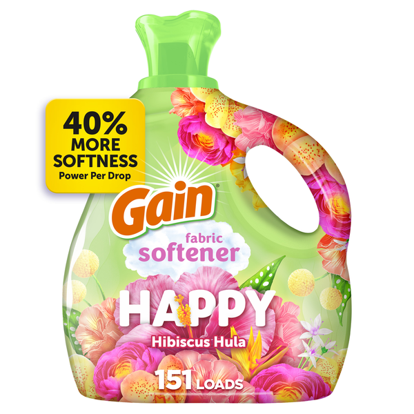 Gain Liquid Fabric Softener, Happy Same-Day Delivery | Family Dollar