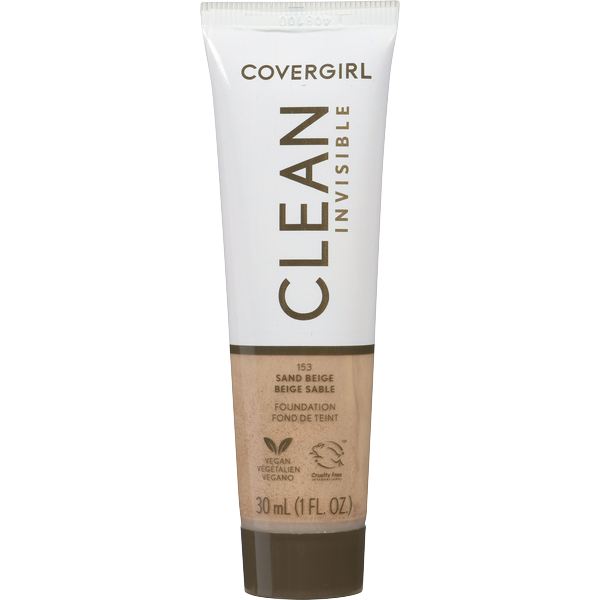 COVERGIRL Clean Invisible Blendable Formula Buildable Coverage ...