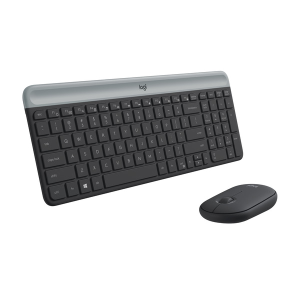 Logitech 920-009437 Black & Gray MK470 Slim Wireless Keyboard & Mouse Combo