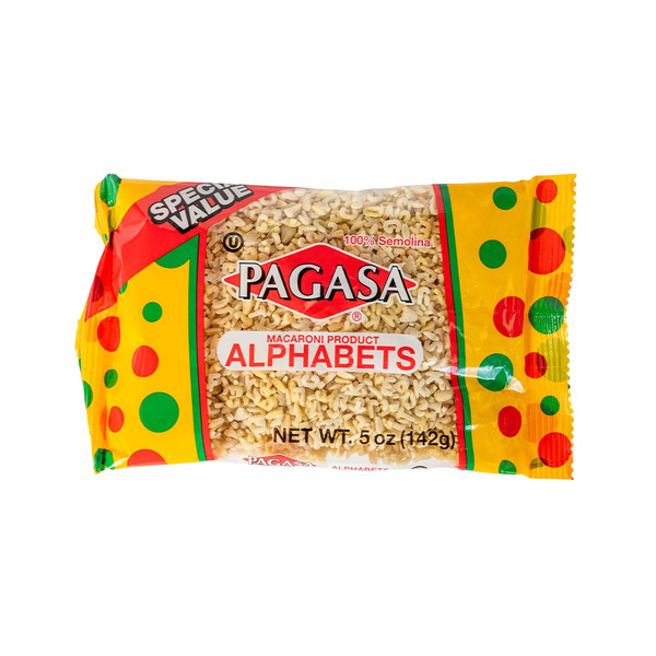 Pagasa Macaroni Product Alphabets