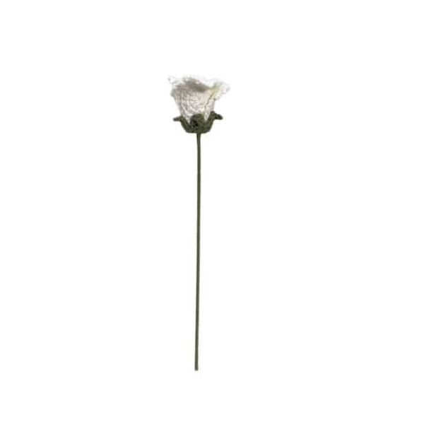 Ashland Cream Crochet Rose Pick