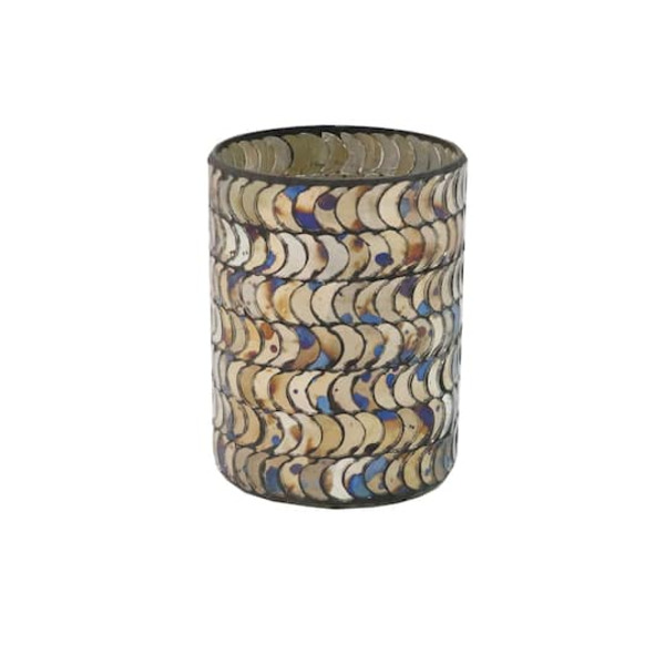Ashland Mosaic Glass Tabletop Tealight Holder