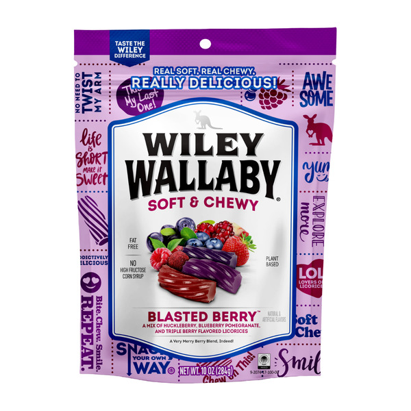 Wiley Wallaby Blasted Berry Licorice