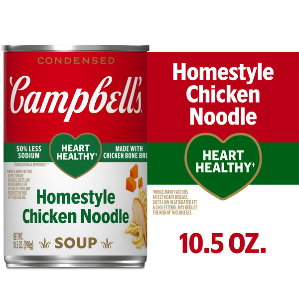 Campbell's Heart Healthy Homestyle Chicken Noodle Soup