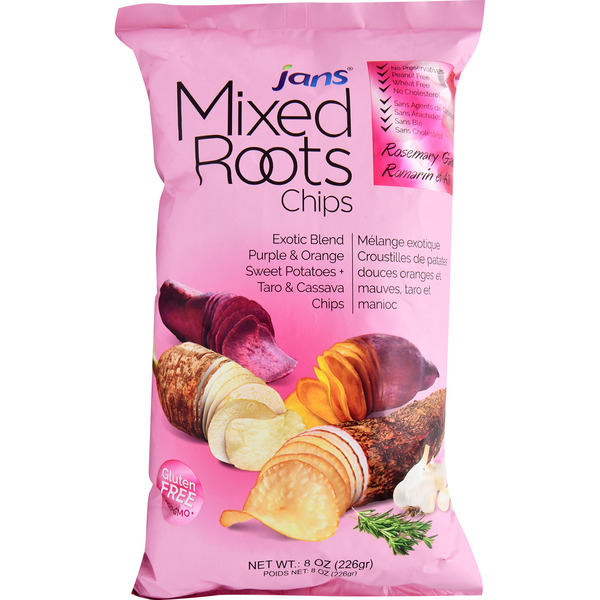 Jans Enterprises Rosemary Garlic Mixed Roots Chips