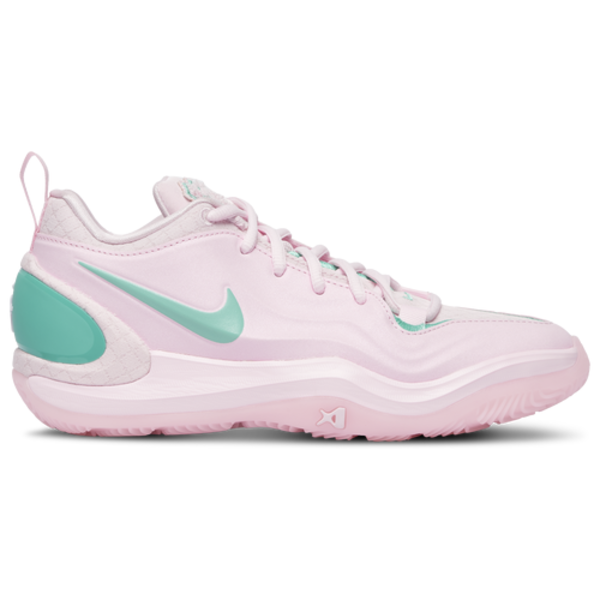 Nike Kids' Grade School A'Two 'Pinkies Up' Basketball Shoes, Size 5.5, Medium/D - Pink/White
