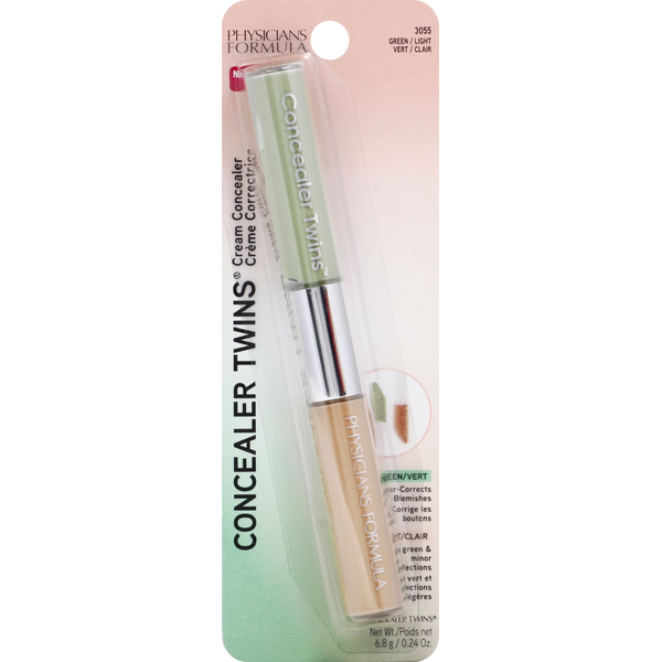 Physicians Formula Concealer Twins, Cream, Green Light 3055 (6.8 g