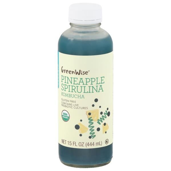 GreenWise Kombucha, Organic, Pineapple Spirulina Same-Day Delivery