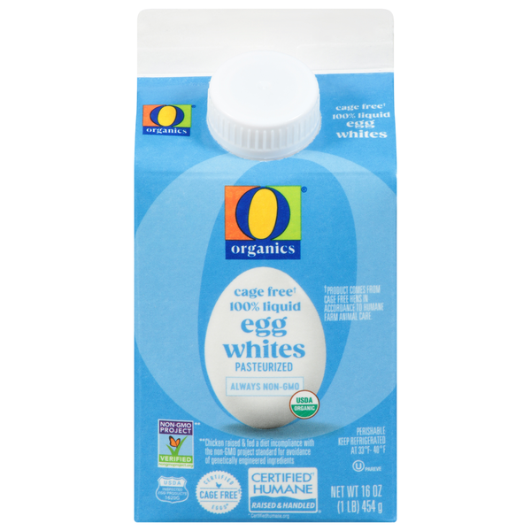 O Organics Egg Whites, 100% Liquid, Pasteurized