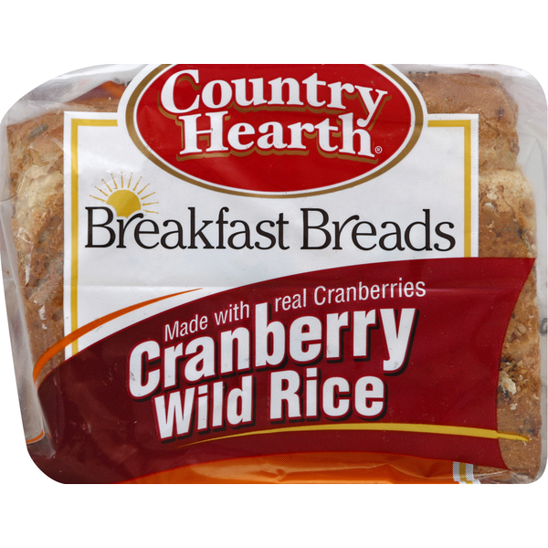 Country Hearth Breakfast Breads Cranberry Wild Rice Same-Day