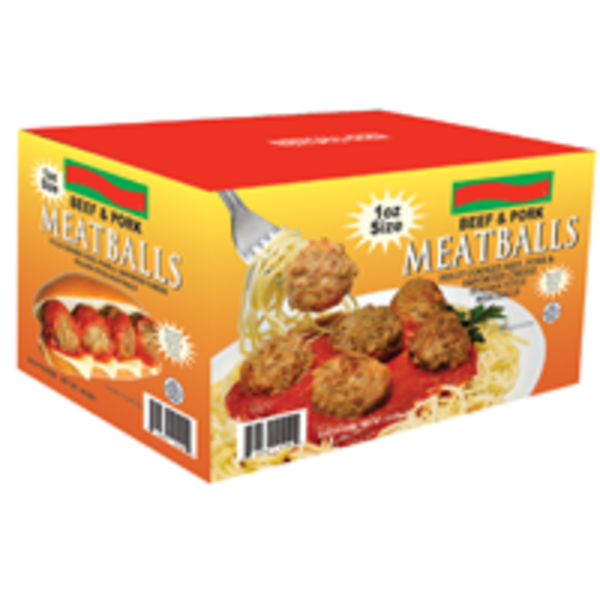 Frozen Mama Isabella - 2oz Beef & Pork Meatballs, Fully Cooked - 10 lb Box