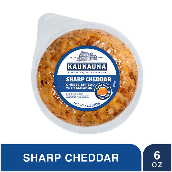 Kaukauna Sharp Cheddar Spreadable Cheese Ball Same-Day Delivery or