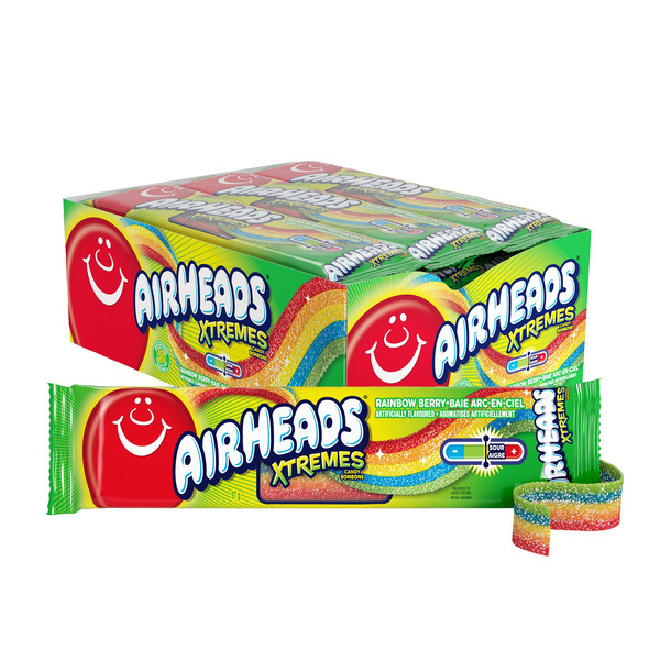 Airheads Candy Xtremes Rainbow Belts Candy