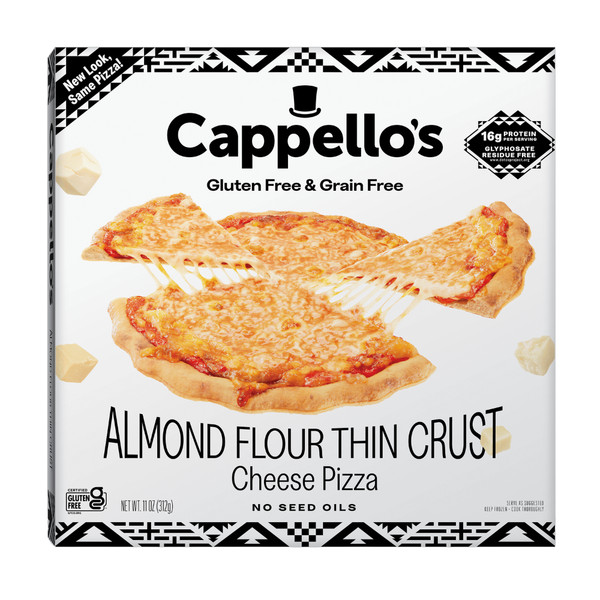 Cappello's Gluten Free and Grain Free Cheese Pizza Same-Day