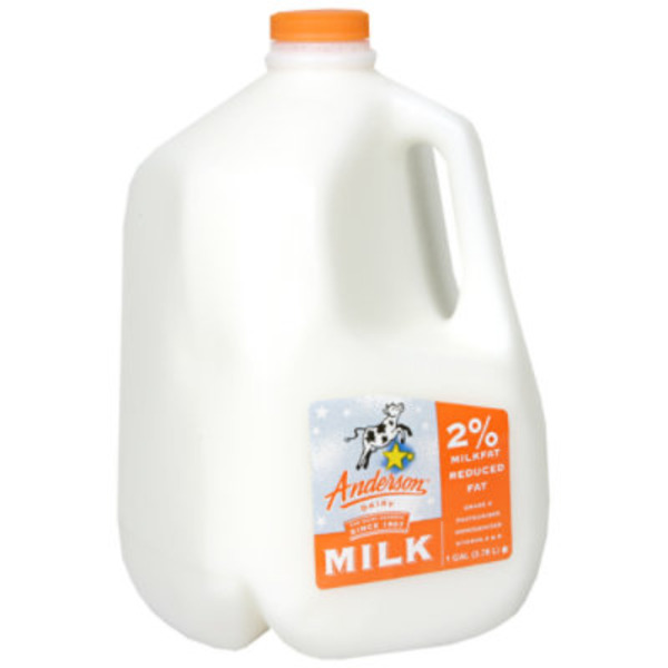 Anderson Dairy Milk, Reduced Fat, 2% Milkfat