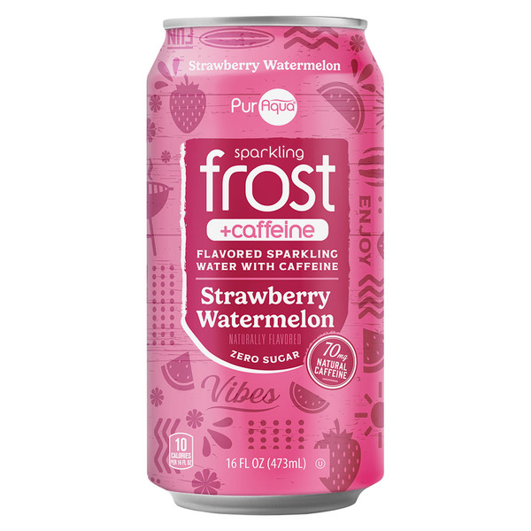 PurAqua Sparkling Frost Caffeine Strawberry Watermelon