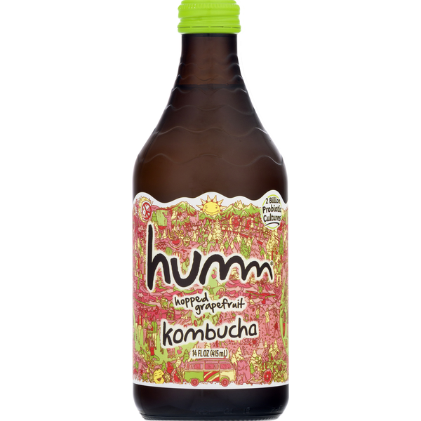 Humm Kombucha, Hopped Grapefruit (14 fl oz) Instacart