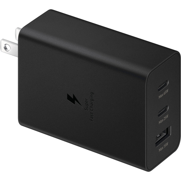 Samsung Super Fast Charging 65W Trio Adapter - Black