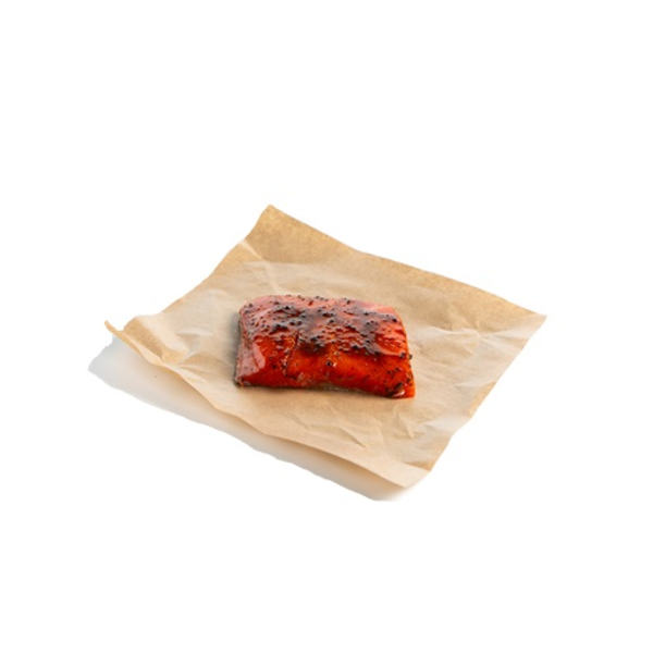 Black Garlic Wild Sockeye Alaskan Salmon Portion