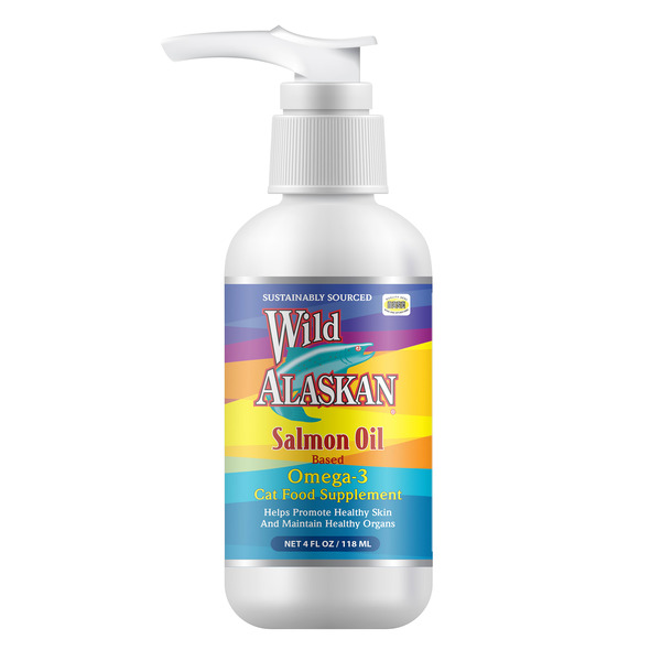 Wild Alaskan Salmon Oil Cat Food Supplement