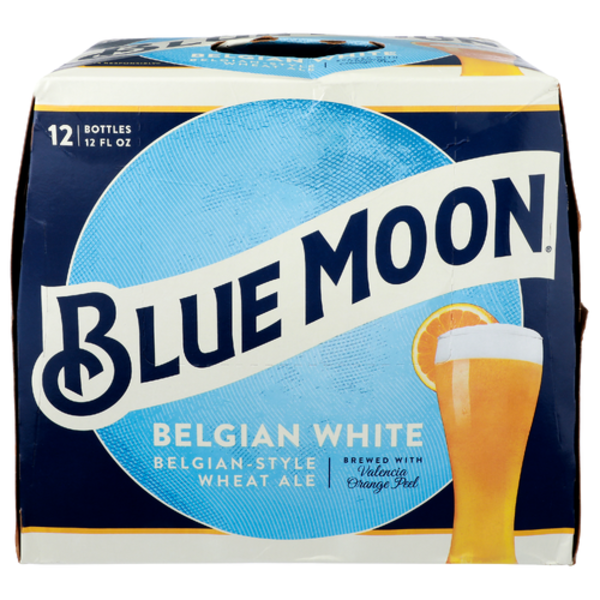 Blue Moon Belgian White Ale 12 Pack Bottles