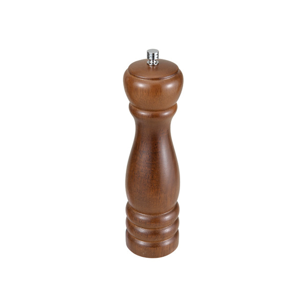 Winco -#WPM-08 8" Traditional Peppermill, Oak Finish