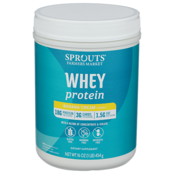 Sprouts Banana Cream Whey Protein