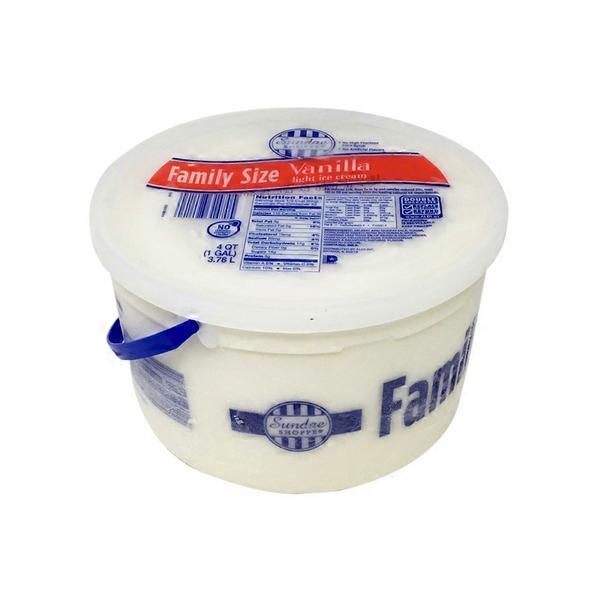 Sundae Shoppe 4 Qt Vanilla Ice Cream 128 Fl Oz From Aldi