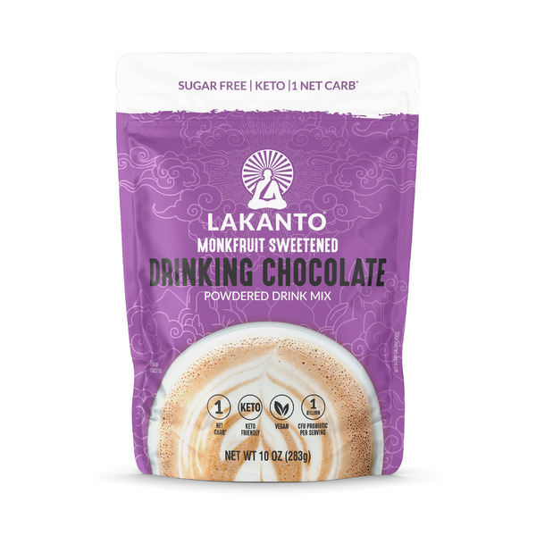 Lakanto Sugar Free Drinking Chocolate, Monk Fruit Sweetener
