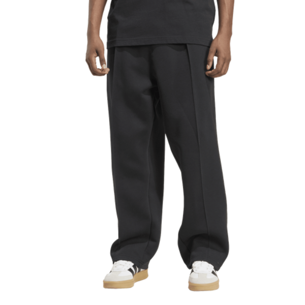 adidas Men's Originals Spacer Drill Track Pants, XL - Black/Black