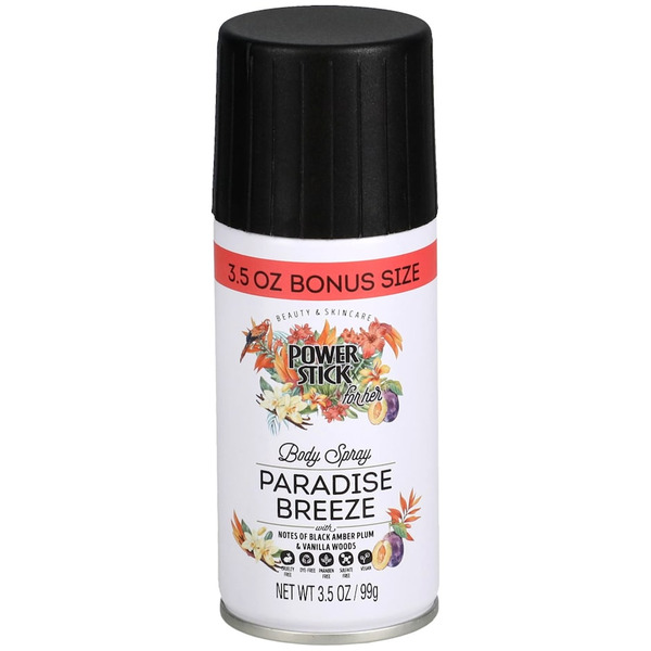 Power Stick Body Spray Paradise Breeze Same-Day Delivery | Dollar Tree