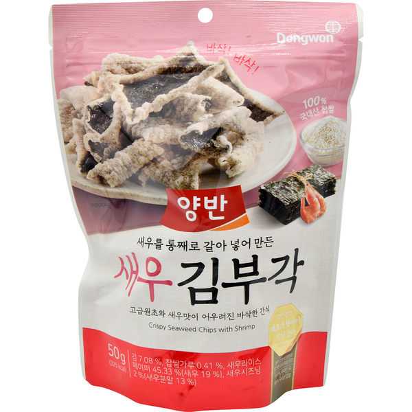 Yangban Fried Shrimp Seaweed Snack